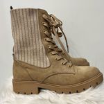 Esprit Ana Women's Sweater Knit Combat Boots sz 9 Photo 2