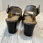 Stuart Weitzman  Tweed SlingbackHeels Neutral Peep ToeQuiet Luxury Y2K 7.5N Photo 4