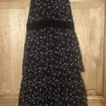 ZARA women’s Floral boho Dress with Ruffle size S Photo 0