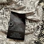 Norma Kamali Snake Print Buttoned Sheath Shirt Dress Photo 3