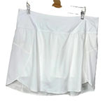 Athleta  Run With It 16” Skort in White Plus Size 2X‎ Photo 0