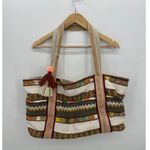 Boho Tote Woven Beach Vaca Resort Bag Tassels Aztec Summer Baby Bag Photo 1