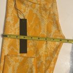 CARBON38 HIGH RISE LEGGING Yellow Snake Print animal print New size XS Gold Photo 8