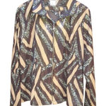 Misook   Brown Leopard Sequin Jacket XL Photo 0