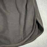 DSG Womens 3X Pure Black High Rise Fleece Shorts Pull On Dolphin Hem NWT Photo 3