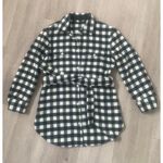& Other Stories NWOT &‎ Other Stories Check Gingham Longline Belted Shacket Size 2 Photo 2