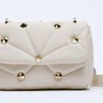 ZARA Studded Quilted Crossbody Bag Photo 0