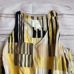 Anthropologie Maeve Otta Geometric Pleated Silk Dress Sz 4 Photo 4
