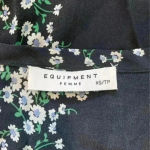 Equipment  femme silk Liam elevated bloom long sleeve floral blouse in size xs Photo 4