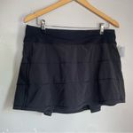 Lululemon  Pace Revival‎ Skirt Pleated Black Tennis Womens 10 Photo 1