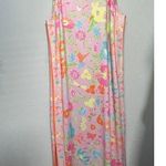 Gretchen Scott Jersey Slick Maxi Dress Birds & The Bees Bloomcore Floral Large Pink Photo 10