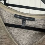 White House | Black Market  Women’s XXS Gold Metallic Short Sleeve Top Photo 1