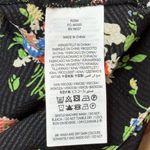 NEW W/ Tags BODEN Satin Ruffle Midi Skirt Black Multi Floral Print Size 6 Photo 3