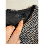 Forest Lily Women's Gray Geometric Print Fit and Flare Short Sleeve Dress Photo 2