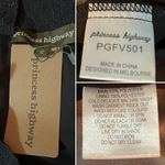 Modcloth  Shimmering Rainfall Metallic Midi Skirt Tier Aline Black AU 12 US 8 NWT Photo 9