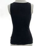 Basic Y2K Black Beater Tank 00s Ribbed Cotton Solid Layering Minimal Masc Size M Size M Photo 2