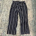 Cynthia Rowley  navy and white striped pants Photo 0