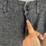 Formidable DAR Handmade Gray Linen Lightweight Mid Rise Slim Leg Pants Size XS Photo 3
