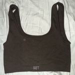 Set Active  Brown Sports Bra Photo 0