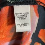 EST 1946 Women Bright Colorful Floral Lace Top Blouse Long Sleeve Tie Neck Sz XL Black Photo 11