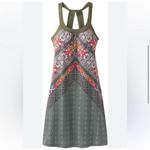 prAna  Cantine Halter Active Dress Women's L Cargo Marrakesh Olive Green Sporty Photo 4