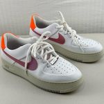 Nike Air Force 1 Sage Low White Leather/Digital Pink Sneakers Women’s 10 EUR 42 Photo 0