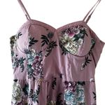 Band of Gypsies Band of Gypies Moissanite Corset Bodice Wide Leg Romper Dress Floral SZ M Photo 1