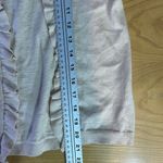 J.Crew Cashmere Blend Ruffle Trim Short Sleeve Cardigan Sweater Womens XS Cream Photo 5