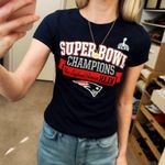 Next Level Apparel New England Patriots Super Bowl XLIX Champions Tee T-Shirt Small Photo 6