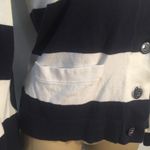 Lilly Pulitzer Blue & White Striped Long Sleeve Cotton Nautical Sweater XS Photo 6