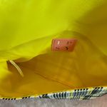 Ipsy Black - Yellow plaid and tan cosmetics bag by  Photo 2