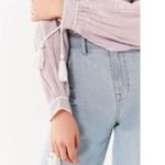 Urban Outfitters NWT UO Wild Horses Tassel Blouse In Lilac Photo 1