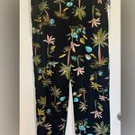 Old Navy  High Waist Wide Leg Linen Blend Tropical Print Pants Size L Tall NWT Photo 3