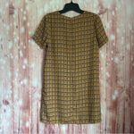 Forever 21  Mustard Yellow Plaid Sheath Dress Photo 6