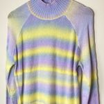 Workshop Republic Clothing Workshop Republic Womans Pastel Rainbow Striped Sweater Size Small Photo 9