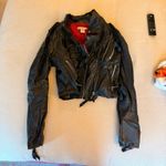 Urban Outfitters  Leather Jacket Black Photo 0