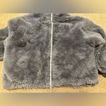 Elevenses Anthropologie  Gray Faux Fur Jacket Size S Photo 11