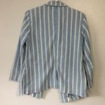Chico's Chico’s • Women’s Blue Striped Blazer Size 1 Photo 1
