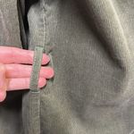 ASOS Design Corduroy Oversized Long Sleeve Shirt Dress Olive Green Womens 14 Photo 12