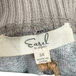 easel NWT  Los Angeles Animal Print Long Sleeve Hacci Knit Top Size 3X Leopard‎ Photo 2