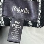 Rafaella  Mixed Prjnt Black White Pink Open Cropped Blazer Jacket PS Photo 5