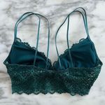 Dark Green Lace Cami Bralette • Sz S Photo 2