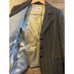 Giorgio Armani Vintage  Collezioni Herringbone Blazer 100% Wool Women Sz 10 Photo 10