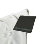 Norma Kamali  Diana Bra Top Oyster Asymmetrical NWT XS Neutral Minimalist Photo 7