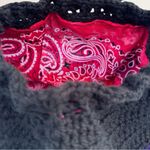 Handmade  Crochet PRIDE Rainbow Bucket Bag Set with Glasses Case and Keychain Photo 2