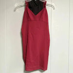BCBGMAXAZRIA  Merlot and Black Colorblock Long Sleeve Giada Dress Size XS Photo 3