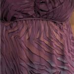 Victoria's Secret Victoria’s Secret Very Sexy Burnout Velvet Babydoll Camisole M Purple Silk Blend Photo 4