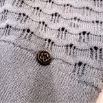 Ted Baker  Bernise Ruffled‎ Pointelle Knit Top Women's 2 Blue Career Dainty Fairy Photo 8