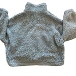 Urban Outfitters  Cozy Blue Zip Up‎ Sherpa Jacket size M Photo 3