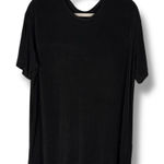 Flax ‎ Lightweight Black T Shirt Photo 0